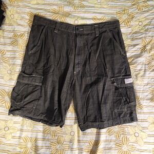 JNCO Olive Green Cargo Shorts